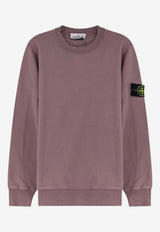 Stone Island Compass Patch Crewneck Sweater Purple L1S156100060S0051V008F_PURPLE GREY_48900772