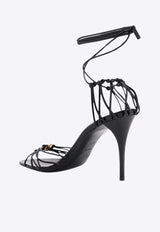 Saint Laurent Babylone 90 Leather Sandals Black 7857061N8001000_Black_44132678