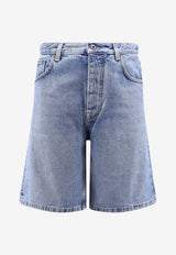 Off-White Half Arrow Denim Shorts Blue OMYC028S26DEN0140_Medium Blue_53278386