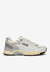 Autry Hyperway Leather and Mesh Sneakers White HYLWHC_01