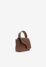 ATP Atelier Montalcino Vegan Leather Top Handle Bag Brown 1230171079_Cannella/Contrast Stitch_54417844