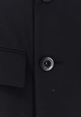 Sacai Double-Breasted Blazer Dress Black 2608279001_Black_54429822