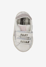 Golden Goose DB Kids Babies School Leather Sneakers White GIF00166F008016_10847