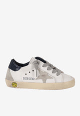 Golden Goose DB Kids Boys Super-Star Leather Sneakers White GJF00102F000414_10303