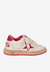 Golden Goose DB Kids Girls Ballstar Low-Top Sneakers White GJF00439F004247_10350