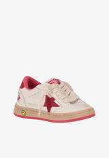 Golden Goose DB Kids Girls Ballstar Low-Top Sneakers White GJF00439F004247_10350