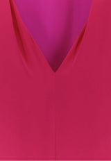 Diria V-neck Silk Dress