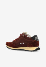 Golden Goose DB Marathon Suede Low-Top Sneakers Brown GWF00683F007841_55661