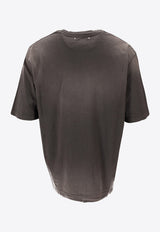 Golden Goose DB Star Print Faded T-shirt Gray GUP01873P002419_60666
