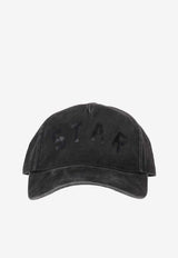 Golden Goose DB Star Print Faded Baseball Cap Gray GUP01878P002506_60448