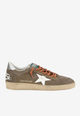 Golden Goose DB Ballstar Suede Low-Top Sneakers Brown GMF00117F008120_55605