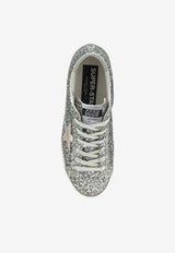 Golden Goose DB Super Star Glittered Sneakers Silver GWF00101F008056_65224