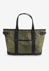 The North Face Large Red Box Nylon Tote Bag Green NF0A8FHG21L1_NEW TAUPE GREEN_54407889