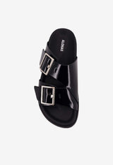 ALOHAS Alba Leather Buckled Sandals Black S10101201black_Black_54417823