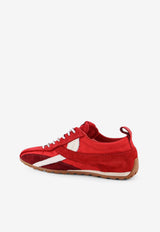 ALOHAS TB 304 Suede and Nylon Low-Top Sneakers Red S10111302RED_Red_54417839