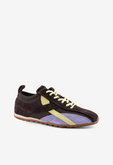 ALOHAS TB 304 Suede and Leather Low-Top Sneakers Brown S10111306BROWN_Brown_54417814