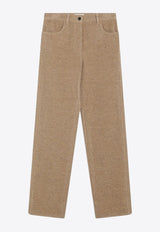 The Row Clair Corduroy Straight-Leg Pants Beige 10367W4018/R_THERO-ANI