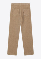 The Row Clair Corduroy Straight-Leg Pants Beige 10367W4018/R_THERO-ANI