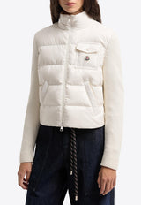 Moncler Padded Zip-Up Jacket White L10939B00023M7774_034