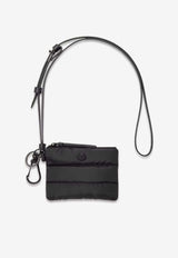 Moncler Caradoc Padded Cardholder with Strap Black L109A6G00004M7451_999