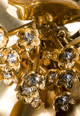 Miu Miu Flower-Motif Brooch Gold 5IS1292IEU_F0NXA