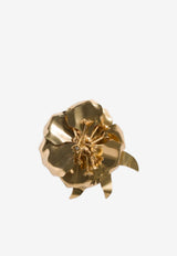 Miu Miu Flower-Motif Brooch Gold 5IS1292IEU_F0NXA
