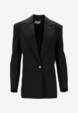 Stella McCartney Single-Breasted Wool Blazer Black 650166SSA36_1000