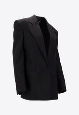 Stella McCartney Single-Breasted Wool Blazer Black 650166SSA36_1000