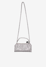 Stella McCartney Falabella Crystal Embellished Crossbody Bag Silver 7B0171WP0635_8101