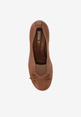 Miu Miu Élan 65 Bow-Embellished Pumps Caramel 5I551EFA065038_F098L