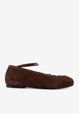 ALOHAS Bumi Suede Ballet Flats Brown S10107404BROWN_Brown_54417946