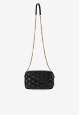Saint Laurent Quilted Leather Shoulder Bag Black 8414391EL07_1000