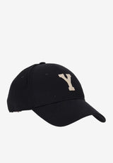 Saint Laurent Embroidered Y Baseball Cap Black 8168713YR57_1078