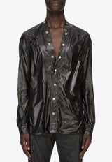 Rick Owens DRKSHDW Larry Long-Sleeved Shirt Black DU01F4287CVS_09