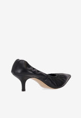 P.A.R.O.S.H Curly 55 Leather Pumps Black D070286CURLYSHOE_013