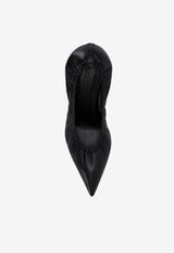 P.A.R.O.S.H Curly 55 Leather Pumps Black D070286CURLYSHOE_013