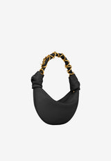 Saint Laurent Mini Amalia Calf Leather Hobo Bag Black 862558AACX7_1000