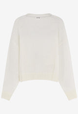 Brunello Cucinelli Mohair Blend Sweater White M2I776830C3588_PANAMA_54420983
