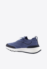 Brunello Cucinelli Stretch-Knit Sneakers Blue MZUAUFO340CIK60_BLUENAVY_54420968