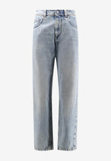 Brunello Cucinelli Baggy Tapered-Leg Jeans Denim MA095P5319C9387_LIGHTVINTAGEDENIM_54420900