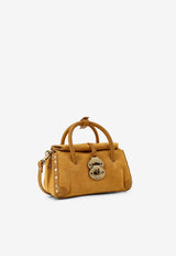 Zanellato Baby Dotta Suede Crossbody Bag Mustard 0708002270000Z1029_Yellow_44130476