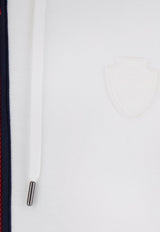 Brunello Cucinelli Zip-Up Hooded Sweatshirt White MG927VT306C7220_OFFWHITE_54420877