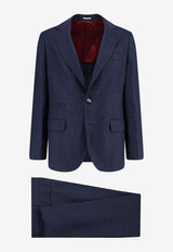 Brunello Cucinelli Single-Breasted Wool-Blend Suit Blue MZ403LDTH5C038_Blue_54420851