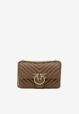 PINKO Small Love Quilted Leather Shoulder Bag Brown 100074A0GKL17Q_460af0ca-0e33-4952-9cb2-e41875f2c5b3