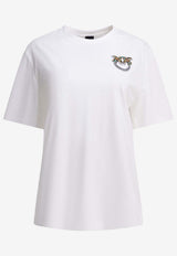 Crystal Embellished Love Birds T-shirt