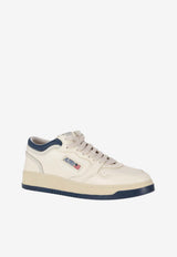 Autry Med-Way Leather Sneakers Blue MYMMEK_06
