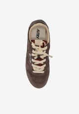 Autry Windspin Suede and Leather Sneakers Brown WSLWUA_01
