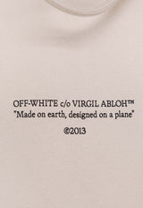 Off-White Printed Hooded Sweatshirt Beige 44MBB085S26F009270_PUMICE STONE_53278382
