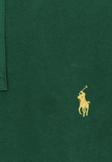 Polo Ralph Lauren Logo Embroidered Polo T-shirt Green 710536856490_NEW FOREST_48136822