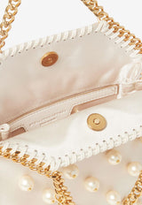 Stella McCartney Micro Falabella Pearl Embellished Satin Handbag White 391698WP06689000_PURE WHITE_40022385